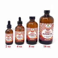Picture of Almond Oil - Sweet-  8 FL OZ - 100% Virgin Cold Pressed - Premium Quality