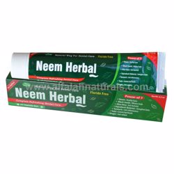Picture of 6 Pieces - Neem Herbal Toothpaste w/ Xylitol 7 in 1 [Fluoride Free] [6.5 oz] ( Expire Date 12/2023)