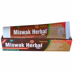 Picture of Miswak Herbal Toothpaste w/ Xylitol 7 in 1 [100% Fluoride Free] [Halal] [6.5 oz]