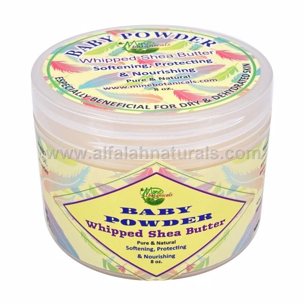 Picture of Baby Powder Whipped Shea Butter 8oz by Mine Botanicals